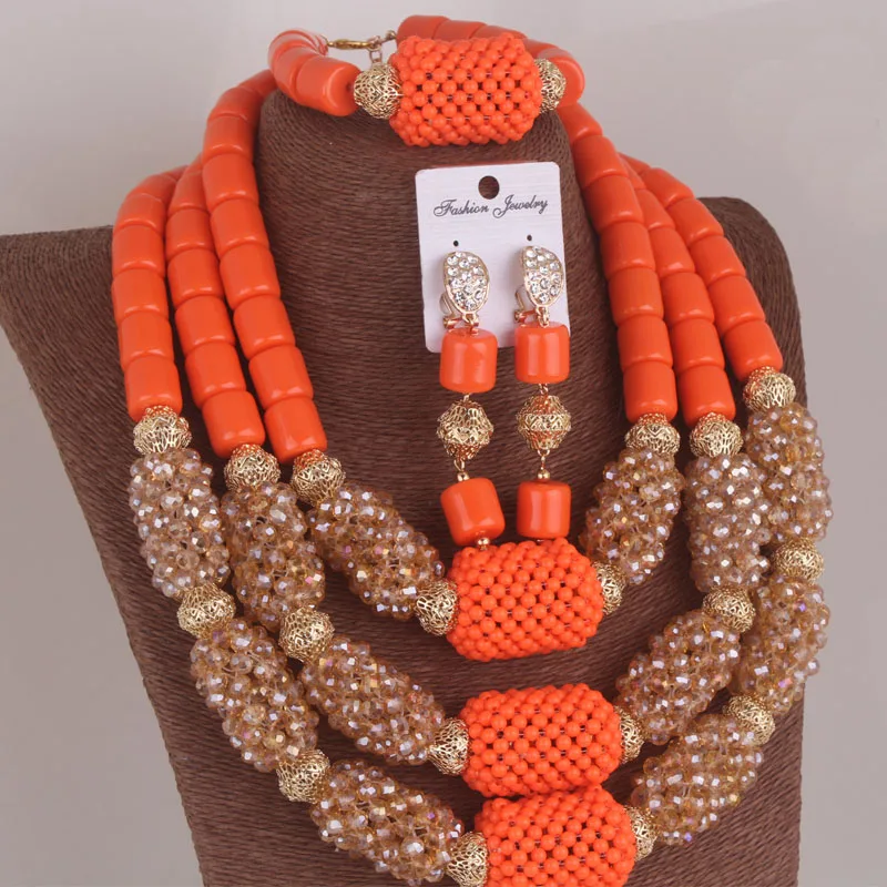 

Dudo Artificial Coral Beads African Jewelry Set With Big Balls 2023