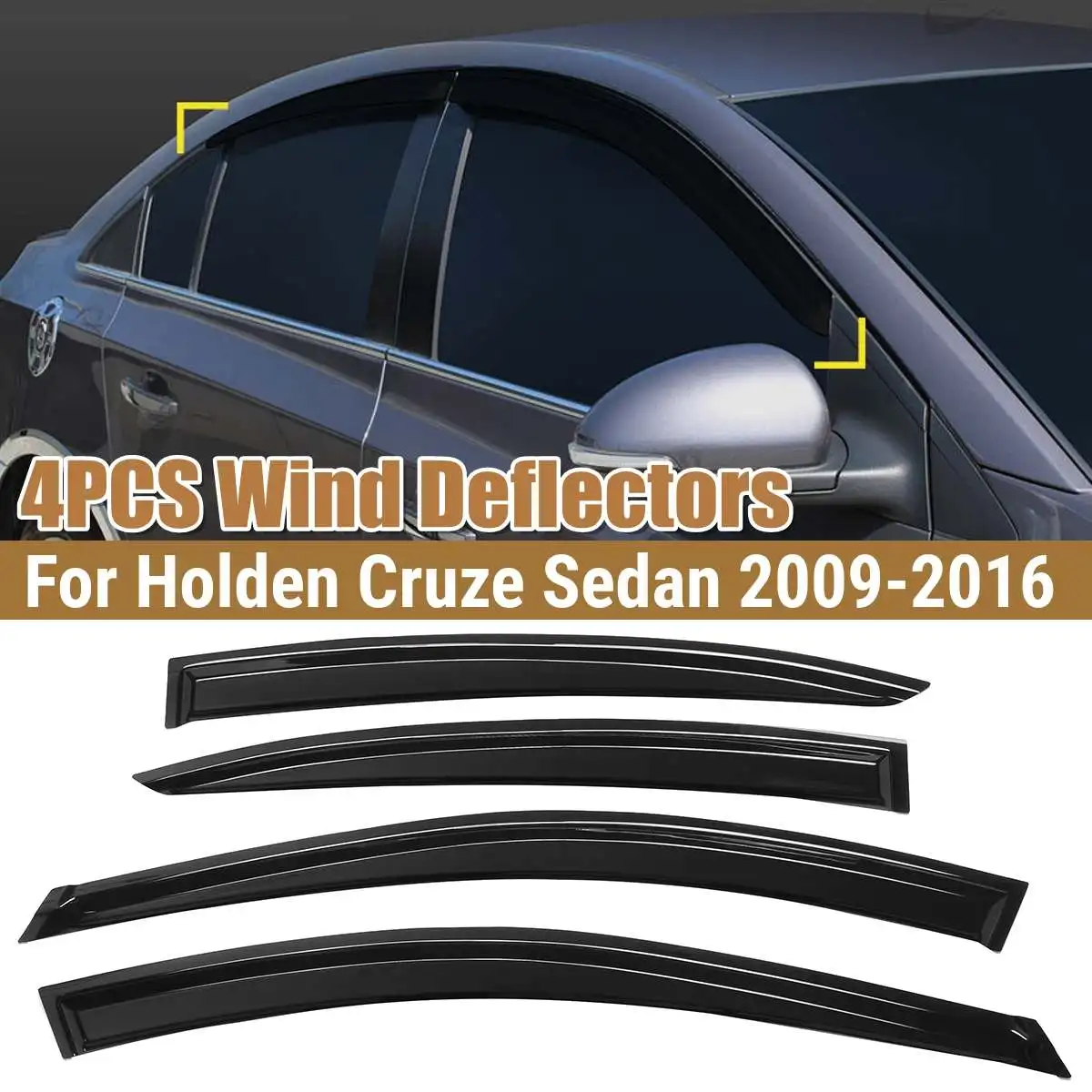 4 шт. автомобильные ветровые дефлекторы тонированные для Holden Cruze Sedan 2009 2010 2011 2012 2013 2014 2015 2016 навесные укрытия
4 шт. автомобильные ветровые дефлекторы тонированные для Holden Cruze Sedan 2009 2010 2011 2012 2013 2014 2015 2016 навесные укрытия