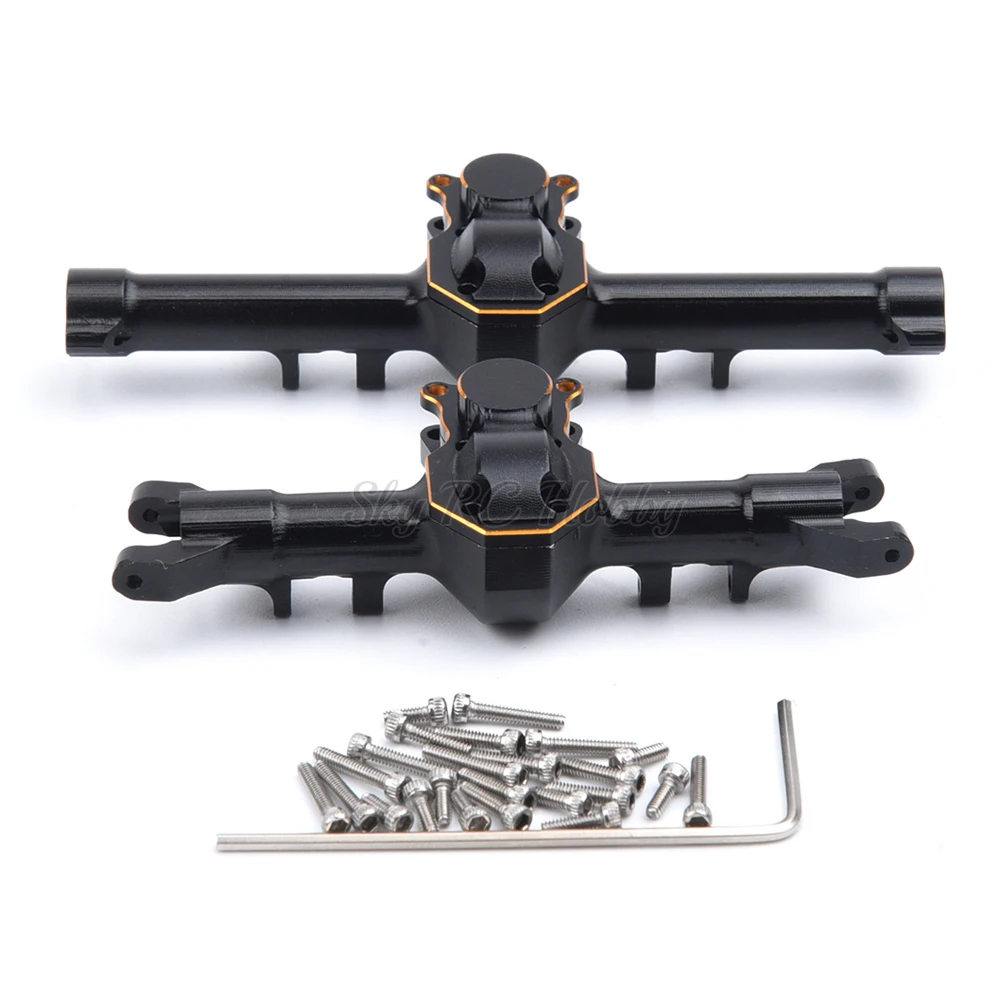 Корпус из алюминиевого сплава для передней и задней оси с защитой задней крышки для SCX24 AXI00002 00001 90081 обновленные детали для радиоуправляемого гусеничного автомобиля 
Корпус из алюминиевого сплава для передней и задней оси с защитой задней крышки для SCX24 AXI00002 00001 90081 обновленные детали для радиоуправляемого гусеничного автомобиля