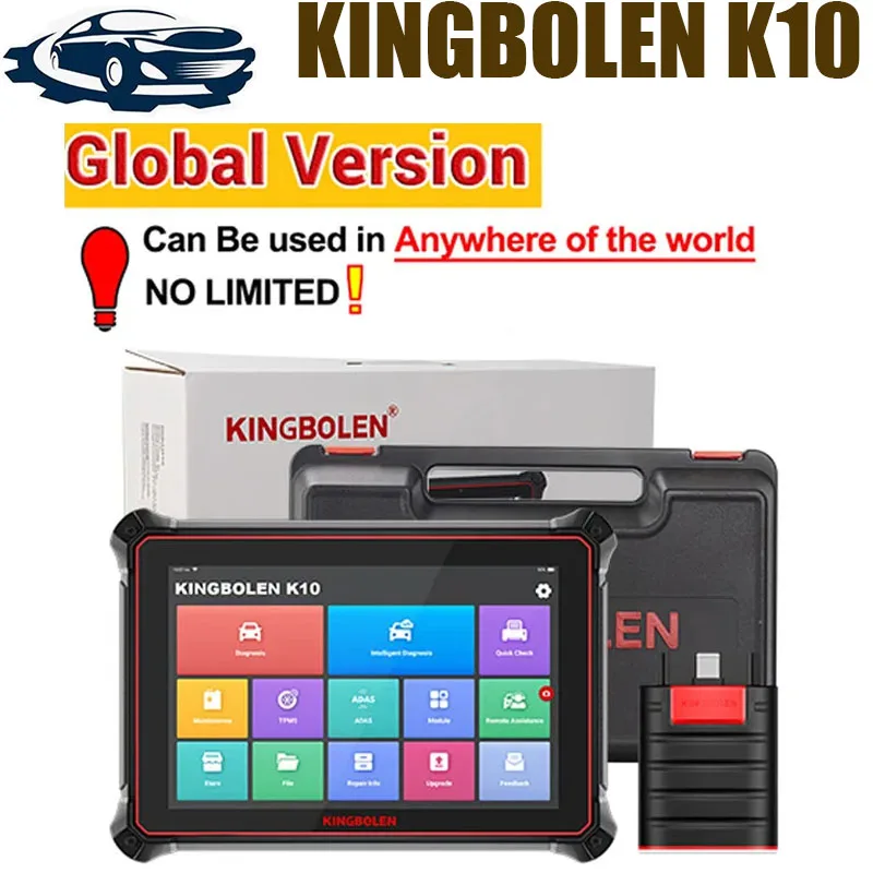 Инструменты для диагностики автомобиля KINGBOLEN K10, 34 языка, OBD2, 12600 мА · ч
Инструменты для диагностики автомобиля KINGBOLEN K10, 34 языка, OBD2, 12600 мА · ч