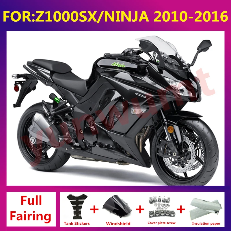 Motorcycle Shell full Fairing Bodywork Panel Kit Fit For Kawasaki Z1000SX 2011 - 2016 Z1000 SX fairings zxmt set black
Motorcycle Shell full Fairing Bodywork Panel Kit Fit For Kawasaki Z1000SX 2011 - 2016 Z1000 SX fairings zxmt set black