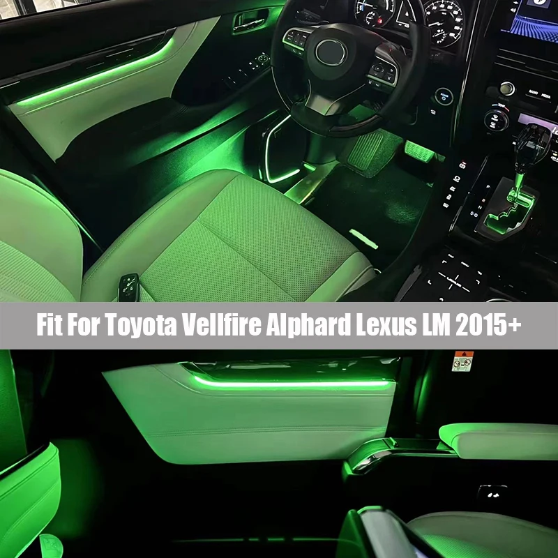 64 Color Full Set Led Decorate Light Suitable for Toyota Vellfire Alphard Lexus LM 2015+ Inter Car Ambient Light LHD/RHD
64 Color Full Set Led Decorate Light Suitable for Toyota Vellfire Alphard Lexus LM 2015+ Inter Car Ambient Light LHD/RHD