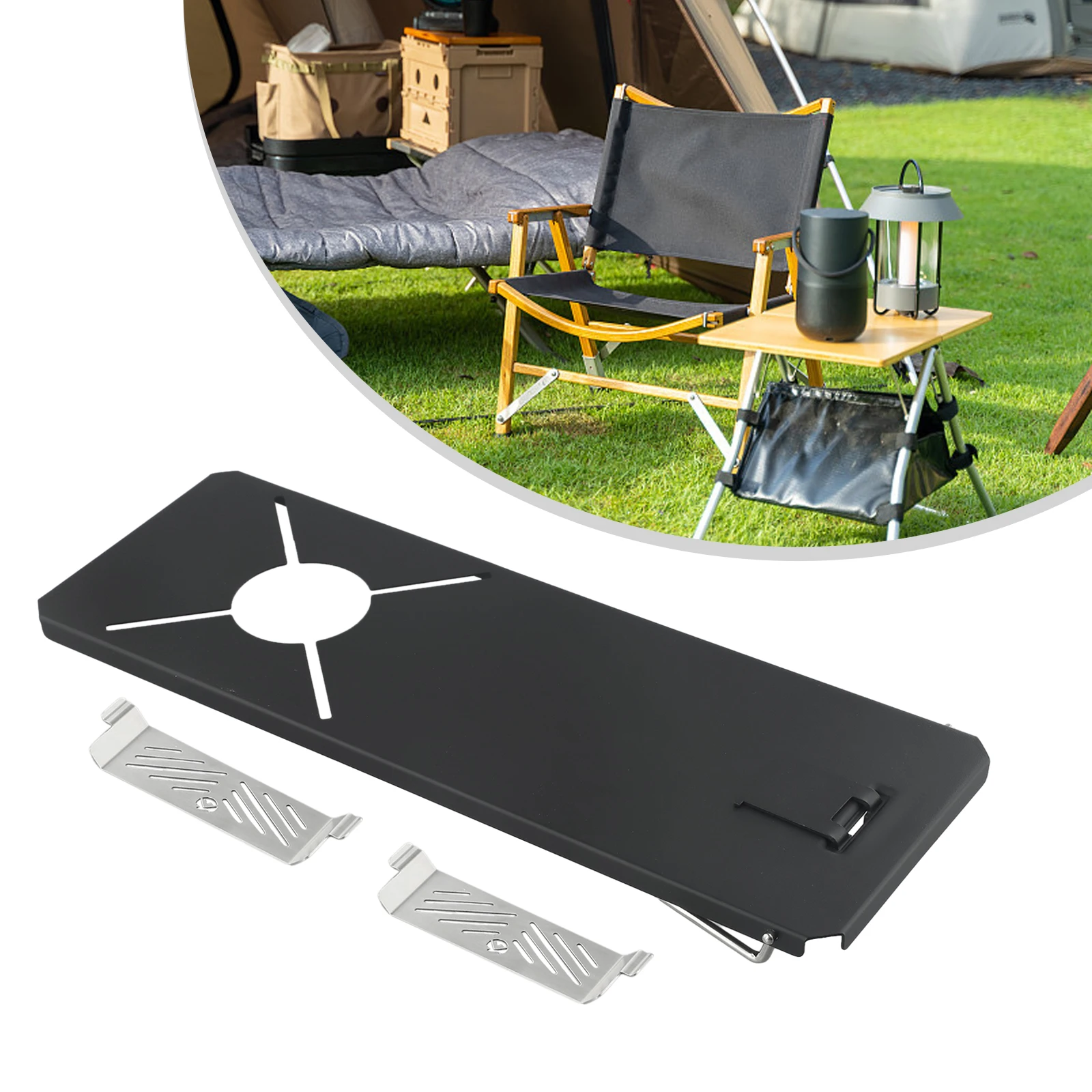 Wind Block Table Collapsible Precision Cut Camping Constructed Folding Furniture Material Iron Outdoor Net Weight 486g/1.1lb
Wind Block Table Collapsible Precision Cut Camping Constructed Folding Furniture Material Iron Outdoor Net Weight 486g/1.1lb