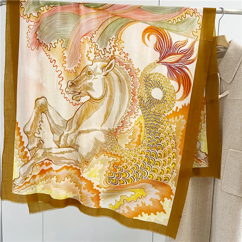 Cashmere Scarf Wrap Shawl Cheval Sirene Thin Soft Scarf Women Pashmina Shawl Large Size Scarves Foulard Hiver Femme Cachemire
Cashmere Scarf Wrap Shawl Cheval Sirene Thin Soft Scarf Women Pashmina Shawl Large Size Scarves Foulard Hiver Femme Cachemire