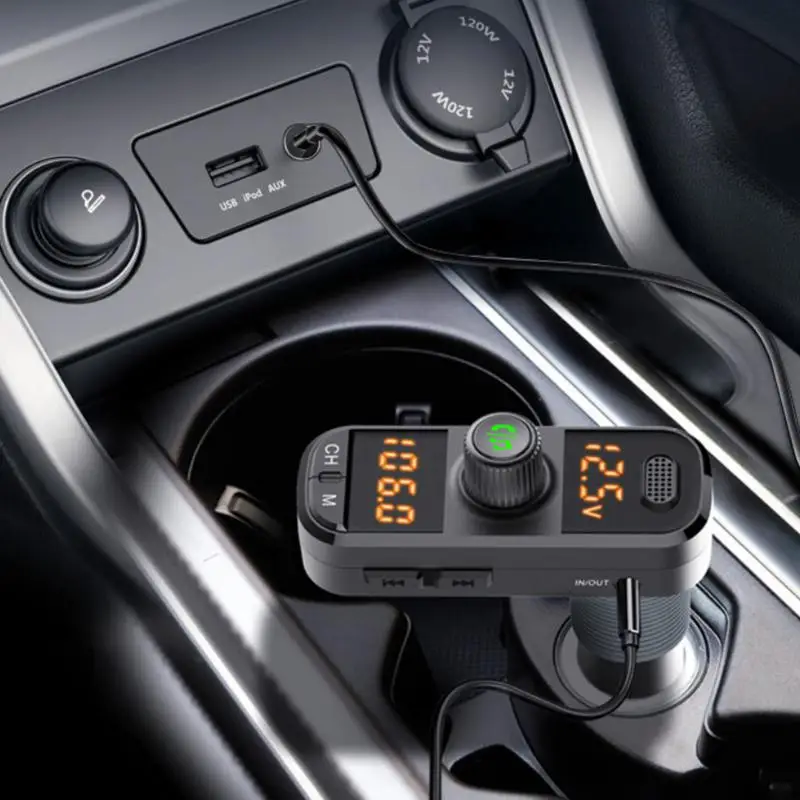 Car Bluetooth Mp3 Bc70 Handsfree Multifunctional Universal Pd Fast Charge Car Accessories Car Charger Mobile Phone Charger
Car Bluetooth Mp3 Bc70 Handsfree Multifunctional Universal Pd Fast Charge Car Accessories Car Charger Mobile Phone Charger