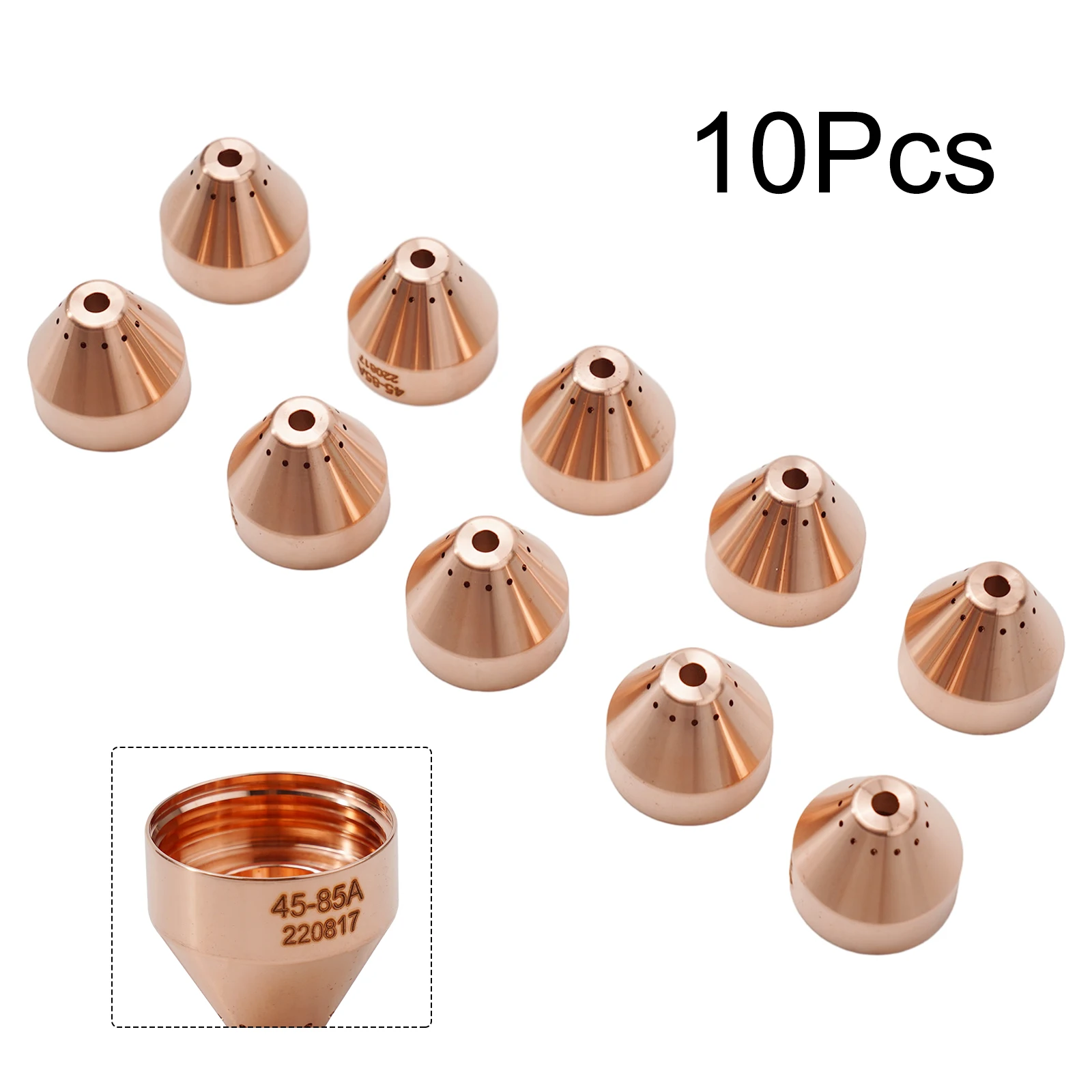 10Pcs 220817 Plasma Cutter Shield For PMX 45XP/65/85/105 Brass High-quality Welding Nozzles Plasma Cutting Consumable Accessorie
10Pcs 220817 Plasma Cutter Shield For PMX 45XP/65/85/105 Brass High-quality Welding Nozzles Plasma Cutting Consumable Accessorie