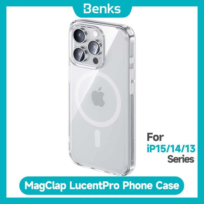 Benks Новый чехол для телефона Magclap Lucent Pro для iPhone 15 ProMax Apple 14Pro 13ProMax прозрачный Магнитный защитный чехол Защита от падения
Benks Новый чехол для телефона Magclap Lucent Pro для iPhone 15 ProMax Apple 14Pro 13ProMax прозрачный Магнитный защитный чехол Защита от падения