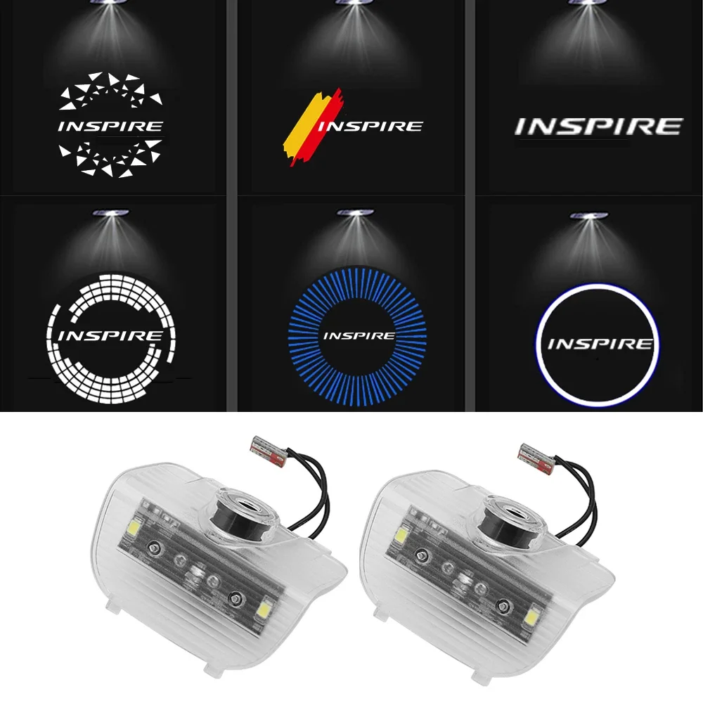 

2Pcs Car Styling LED Door Welcome Logo Light for Honda Inspire 2019 Courtesy Projector Ghost Shadow Lamp Auto Accessories