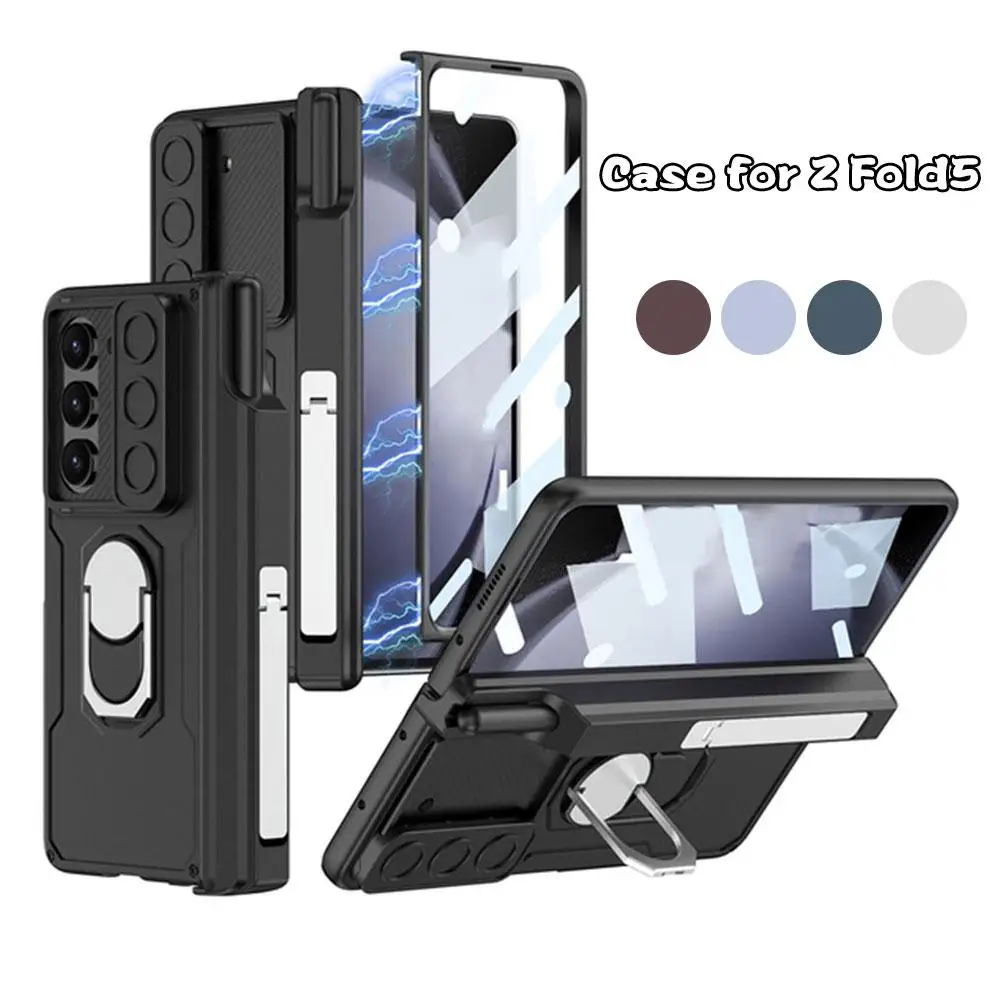 Fold5 360 полноразмерный ударопрочный армированный чехол для Samsung Galaxy Z Fold 5, крышка с петлями, слотом для ручки, держатель, подставка с экраном Fi R3D7
Fold5 360 полноразмерный ударопрочный армированный чехол для Samsung Galaxy Z Fold 5, крышка с петлями, слотом для ручки, держатель, подставка с экраном Fi R3D7