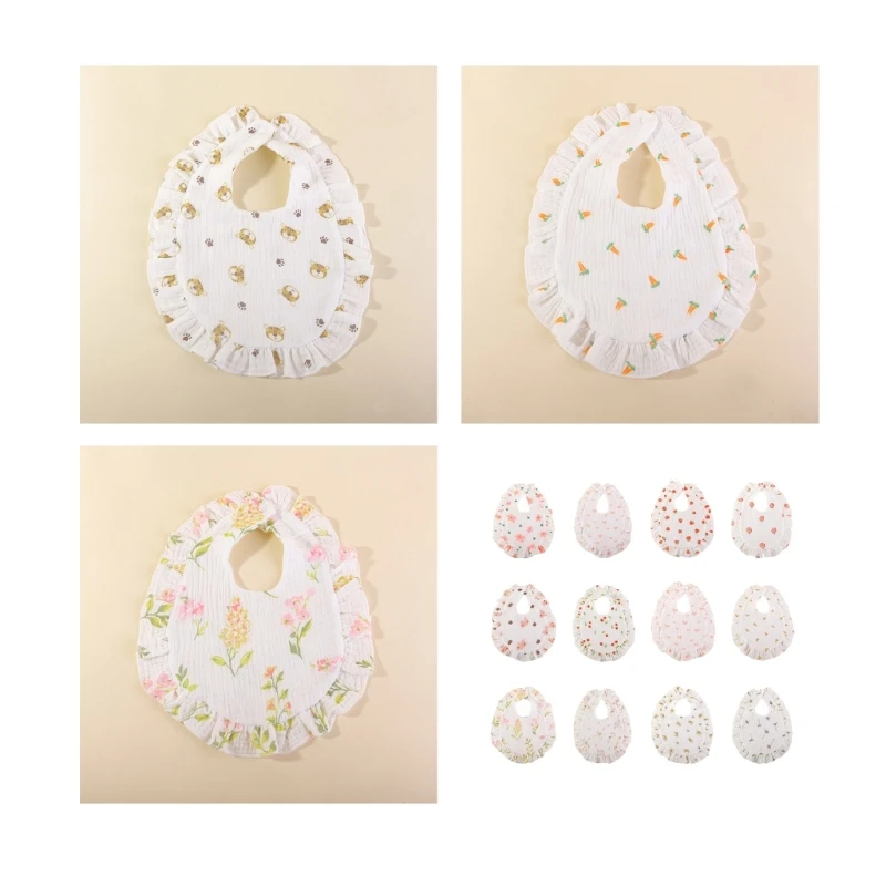 L5YF детские нагрудники с цветочным узором, бандана, слюнявчик для мальчиков и девочек, регулируемые мягкие и впитывающие для
L5YF детские нагрудники с цветочным узором, бандана, слюнявчик для мальчиков и девочек, регулируемые мягкие и впитывающие для