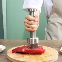 Kitchen Cooking Tools Meat Tenderizer Tool Pounder Gadgets Stainless Steel Steak Hammer Mallet Needle Loose Household Pork Chop
Kitchen Cooking Tools Meat Tenderizer Tool Pounder Gadgets Stainless Steel Steak Hammer Mallet Needle Loose Household Pork Chop
