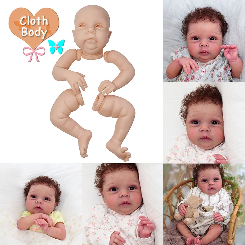 20inch Miley Reborn Doll Kit Unfinished Unpainted Doll Parts with Body and Eyes Soft Touch Fresh Color DIY Blank Dolls
20inch Miley Reborn Doll Kit Unfinished Unpainted Doll Parts with Body and Eyes Soft Touch Fresh Color DIY Blank Dolls
