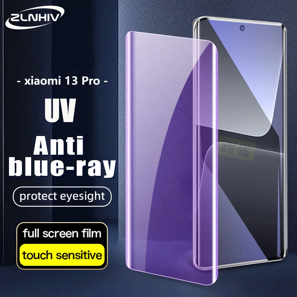 ZLNHIV 9D protective film For xiaomi 13 pro Anti Blue Light UV Tempered glass phone screen protector HD smartphone on the Glass
ZLNHIV 9D protective film For xiaomi 13 pro Anti Blue Light UV Tempered glass phone screen protector HD smartphone on the Glass