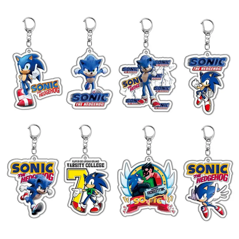 Cartoon Hedgehog Sonic Keychain Pendant Acrylic Material Fashion Anime Creative Accessories Pendant Manufacturer Direct Sales
Cartoon Hedgehog Sonic Keychain Pendant Acrylic Material Fashion Anime Creative Accessories Pendant Manufacturer Direct Sales