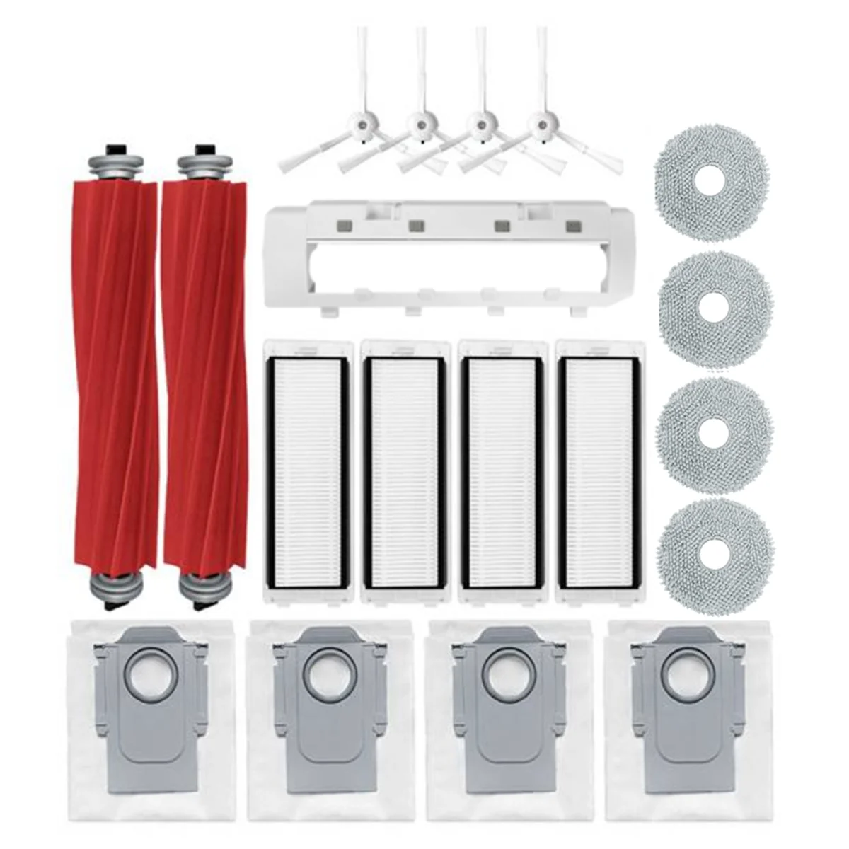 19PCS Accessories Kit for Q / P10 A7400RR Robot Vacuum Cleaner Main Side Brushes Dust Bags Mop Pad
19PCS Accessories Kit for Q / P10 A7400RR Robot Vacuum Cleaner Main Side Brushes Dust Bags Mop Pad