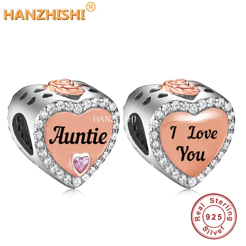 Fashion 925 Sterling Silver Mum Dad Daughter Grandma I Love You Heart Beads Charms Fit Original Charm Bracelet Necklace Berloque
Fashion 925 Sterling Silver Mum Dad Daughter Grandma I Love You Heart Beads Charms Fit Original Charm Bracelet Necklace Berloque