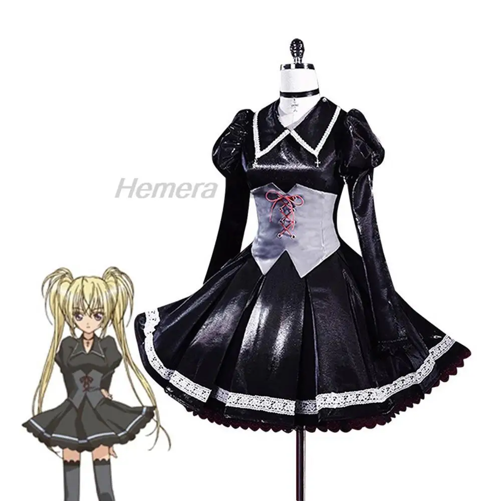 

Anime Shugo Chara Cosplay Costumes Hoshina Utau Dresses Tsukiyomi Girl's Princess Dress Black Slim Wa Dressess Carnival Uniform