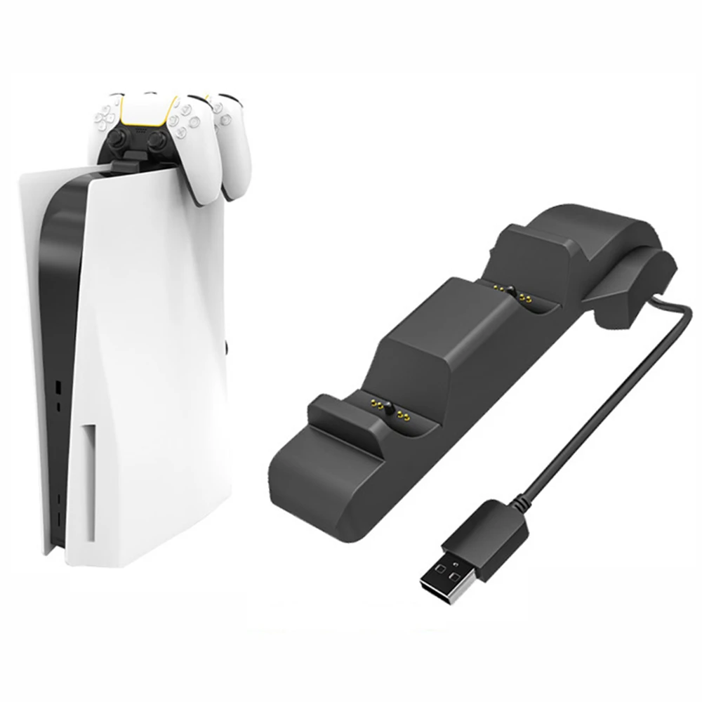 PS5 Controller Charger Dual Fast Charging Cradle Dock Station for Playstation 5 Gamepad Wireless Joystick Joypad
PS5 Controller Charger Dual Fast Charging Cradle Dock Station for Playstation 5 Gamepad Wireless Joystick Joypad