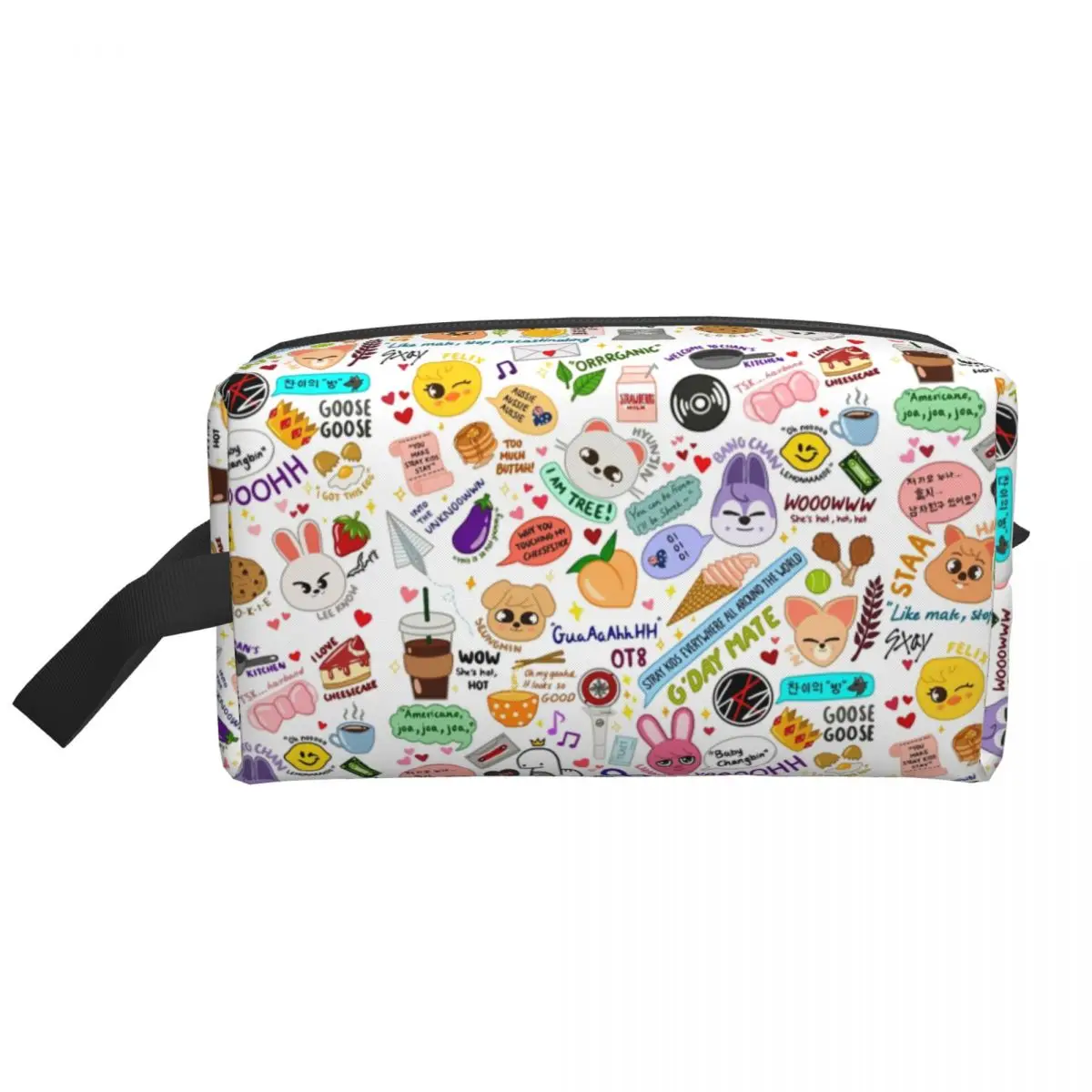 Custom Cartoon Anime Movie Skzoos Travel Cosmetic Bag Women Makeup Toiletry Organizer Lady Beauty Storage Dopp Kit
Custom Cartoon Anime Movie Skzoos Travel Cosmetic Bag Women Makeup Toiletry Organizer Lady Beauty Storage Dopp Kit