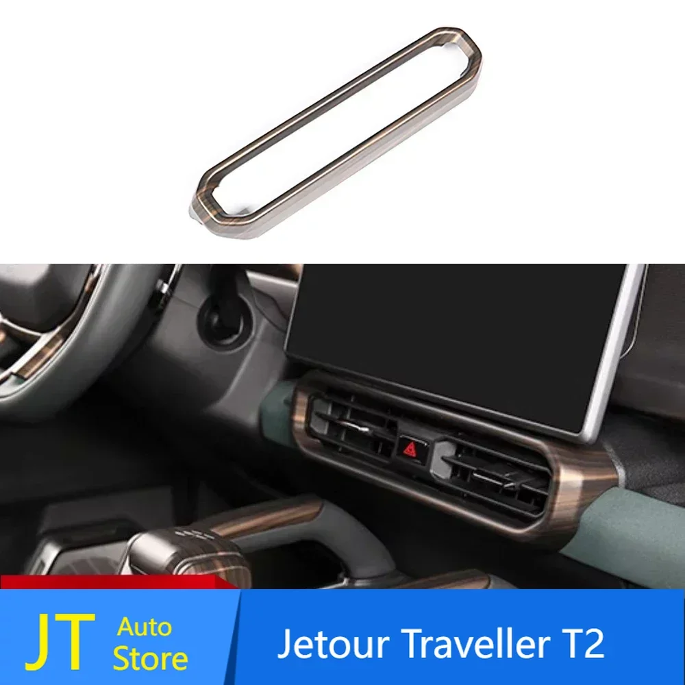 For cherry Jetour Traveller T2 2023 2024 Jetour T2 Styling Central Control Air Outlet Panel Cover Decorative Protection Frame
For cherry Jetour Traveller T2 2023 2024 Jetour T2 Styling Central Control Air Outlet Panel Cover Decorative Protection Frame
