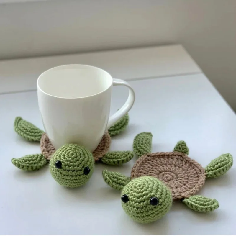 Halloween Party Dinner Plate Cushion Minimalist Style Cartoon Turtle Cute Cup Insulation Cushion Handicrafts Knitted Mug Cushion
Halloween Party Dinner Plate Cushion Minimalist Style Cartoon Turtle Cute Cup Insulation Cushion Handicrafts Knitted Mug Cushion