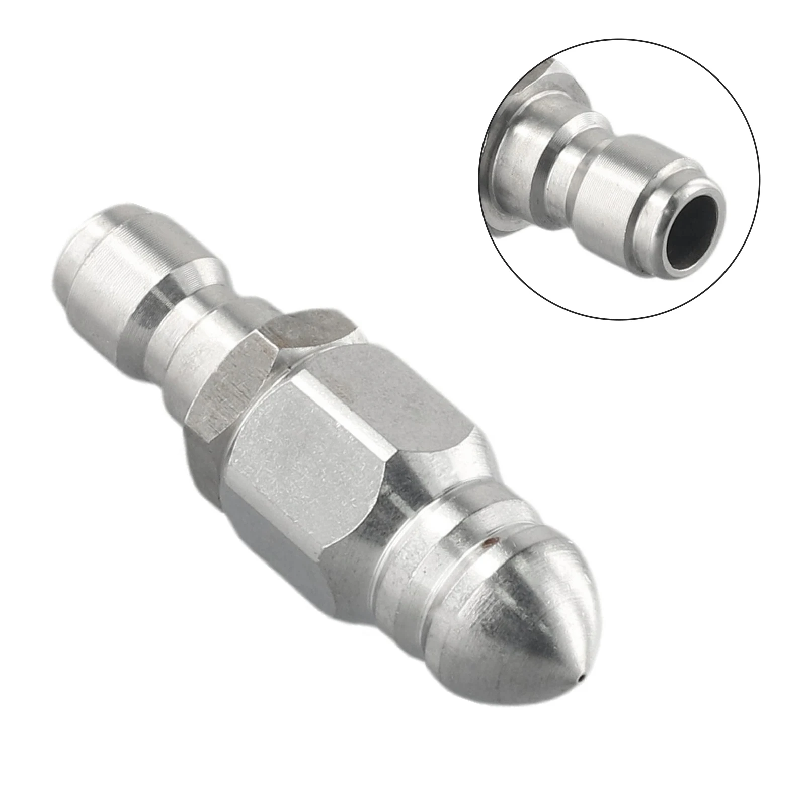 High Quality 1/4inch Stainless Steel Pressure Washer Drain Sewer Cleaning Pipe Jetter Spray Quick Plug Drain Hose Garden Access
High Quality 1/4inch Stainless Steel Pressure Washer Drain Sewer Cleaning Pipe Jetter Spray Quick Plug Drain Hose Garden Access