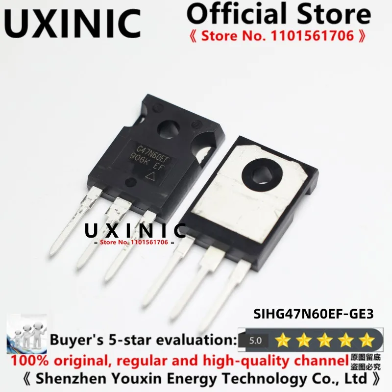 UXINIC, новинка 100%, импортный оригинальный телефон, модель SIHG47N60EF G47N60EF TO-247 N-channel MOSFET 600V 47A
UXINIC, новинка 100%, импортный оригинальный телефон, модель SIHG47N60EF G47N60EF TO-247 N-channel MOSFET 600V 47A