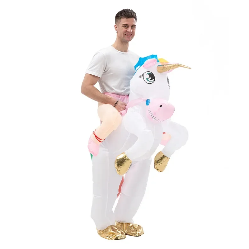 Cosplay Inflatable unicorn horse Mascot Costume Advertising Ceremony Fancy Dress Party carnival Anime stage perform show props
Cosplay Inflatable unicorn horse Mascot Costume Advertising Ceremony Fancy Dress Party carnival Anime stage perform show props
