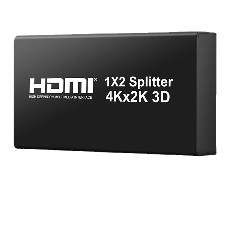HDMI Splitter 1x2 - High Definition 1 Input 2 Output HDMI Splitter - 4K Converter
HDMI Splitter 1x2 - High Definition 1 Input 2 Output HDMI Splitter - 4K Converter