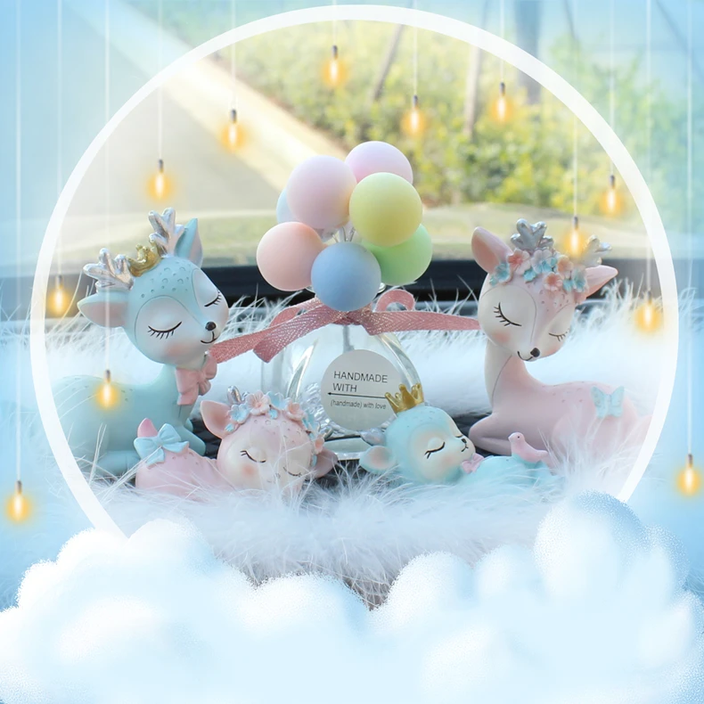 Ping An Deer Car Decoration, Car Aromatherapy Seat, Creative Decorations, Desktop Decorations, Bedroom Decorations Ping An Deer Car Decoration, Car Aromatherapy Seat, Creative Decorations, Desktop Decorations, Bedroom Decorations