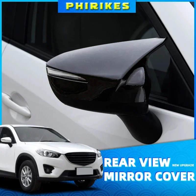 Auto Rear View Rearview Side Mirror Cover Trim For Mazda CX-5 2015 2016 & CX-4 CX-3 2016 2017 2018
Auto Rear View Rearview Side Mirror Cover Trim For Mazda CX-5 2015 2016 & CX-4 CX-3 2016 2017 2018