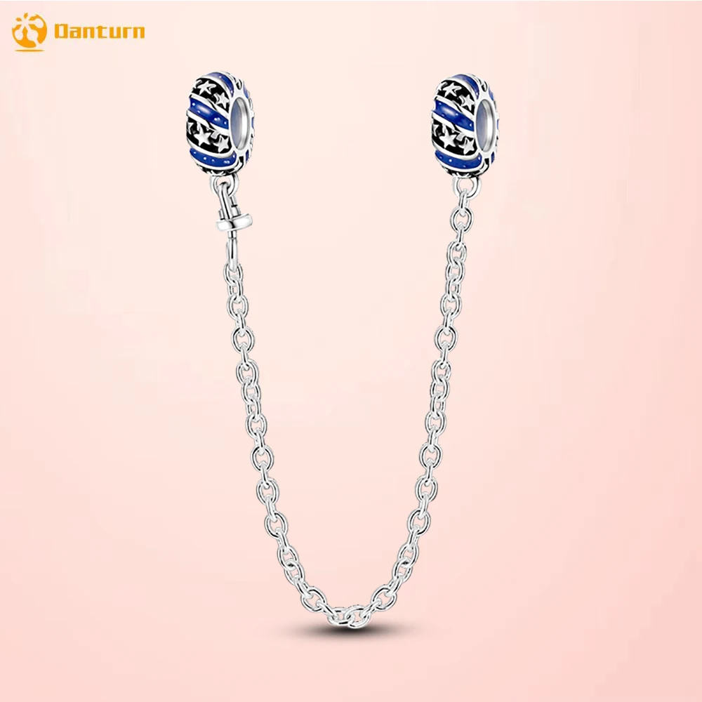 Danturn 925 Sterling Silver Beads "Luminous Star River Safety Chain fit Original Pandora Bracelets for Women Jewelry Making Gift
Danturn 925 Sterling Silver Beads "Luminous Star River Safety Chain fit Original Pandora Bracelets for Women Jewelry Making Gift