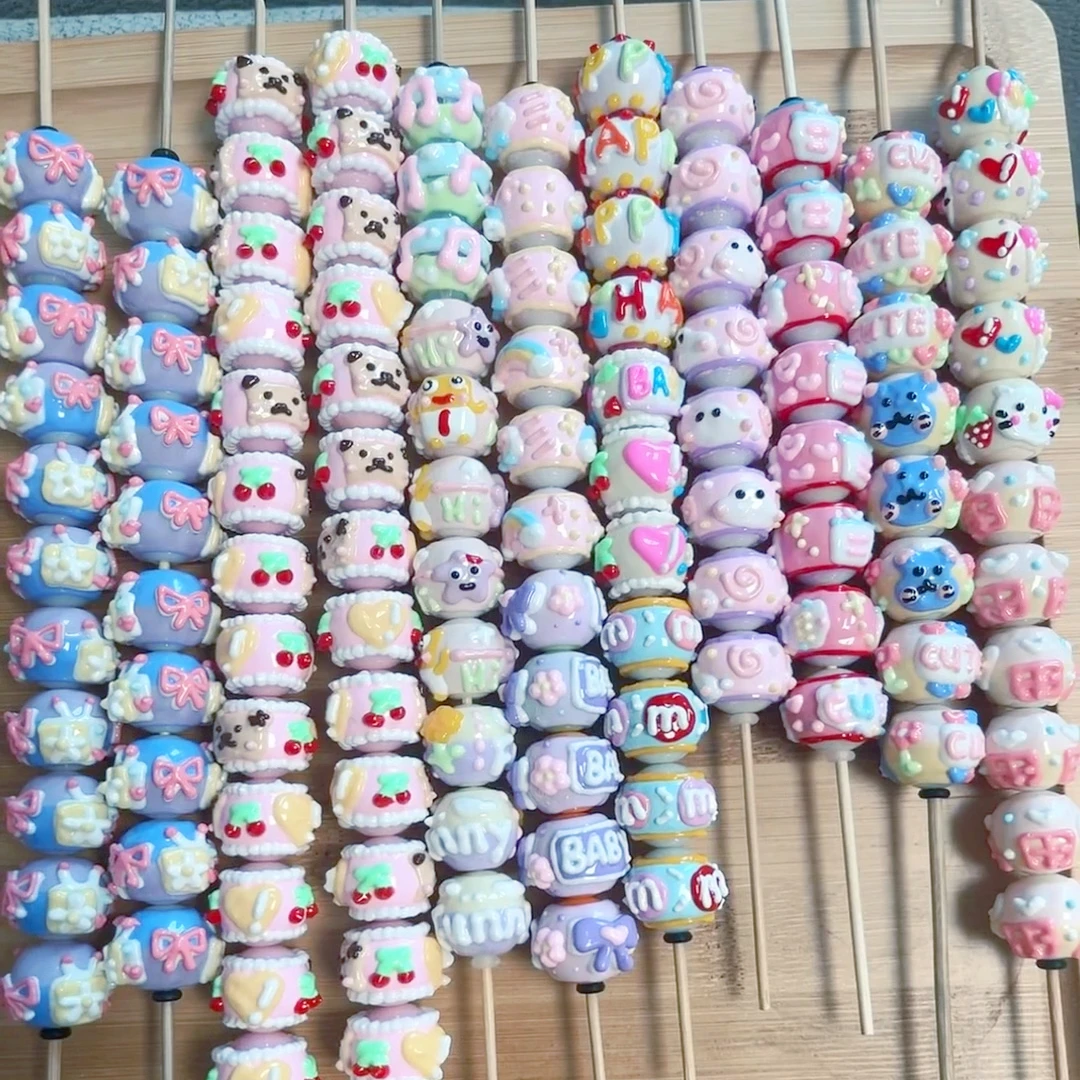 New Arrival Colorful Cherry Mushroom Rainbow High Neon Cream Cartoon Pets Mix Pattern Handmade Beads DIY Charms for ETSY
New Arrival Colorful Cherry Mushroom Rainbow High Neon Cream Cartoon Pets Mix Pattern Handmade Beads DIY Charms for ETSY