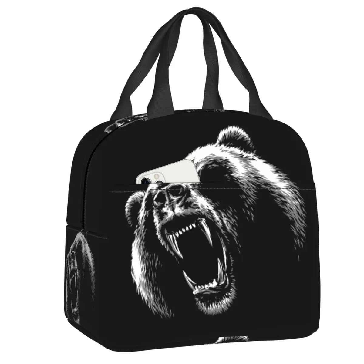 Angry Black Bear Insulated Lunch Bag Leakproof Warm Cooler Thermal Lunch Box for Women Kids School Children Food Tote Bags
Angry Black Bear Insulated Lunch Bag Leakproof Warm Cooler Thermal Lunch Box for Women Kids School Children Food Tote Bags