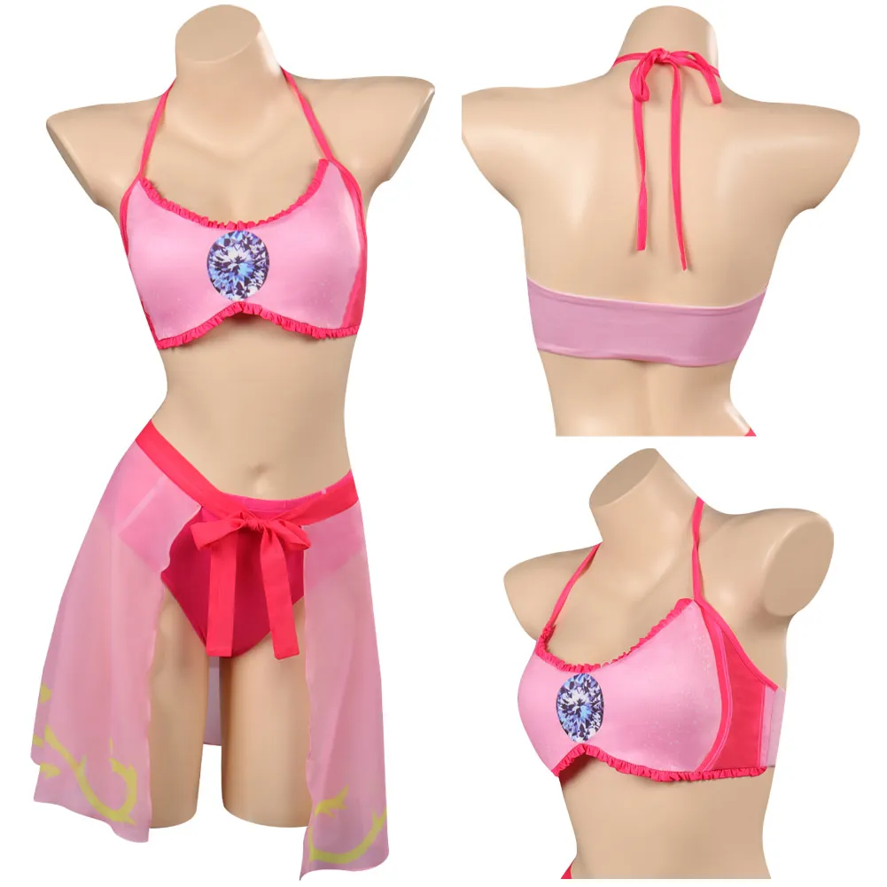 Anime Princess Cos Peach Cosplay Swimsuit Costume Swimwear Women Dress Game Halloween Carnival Party Disguise Summer Suit Gifts
Anime Princess Cos Peach Cosplay Swimsuit Costume Swimwear Women Dress Game Halloween Carnival Party Disguise Summer Suit Gifts