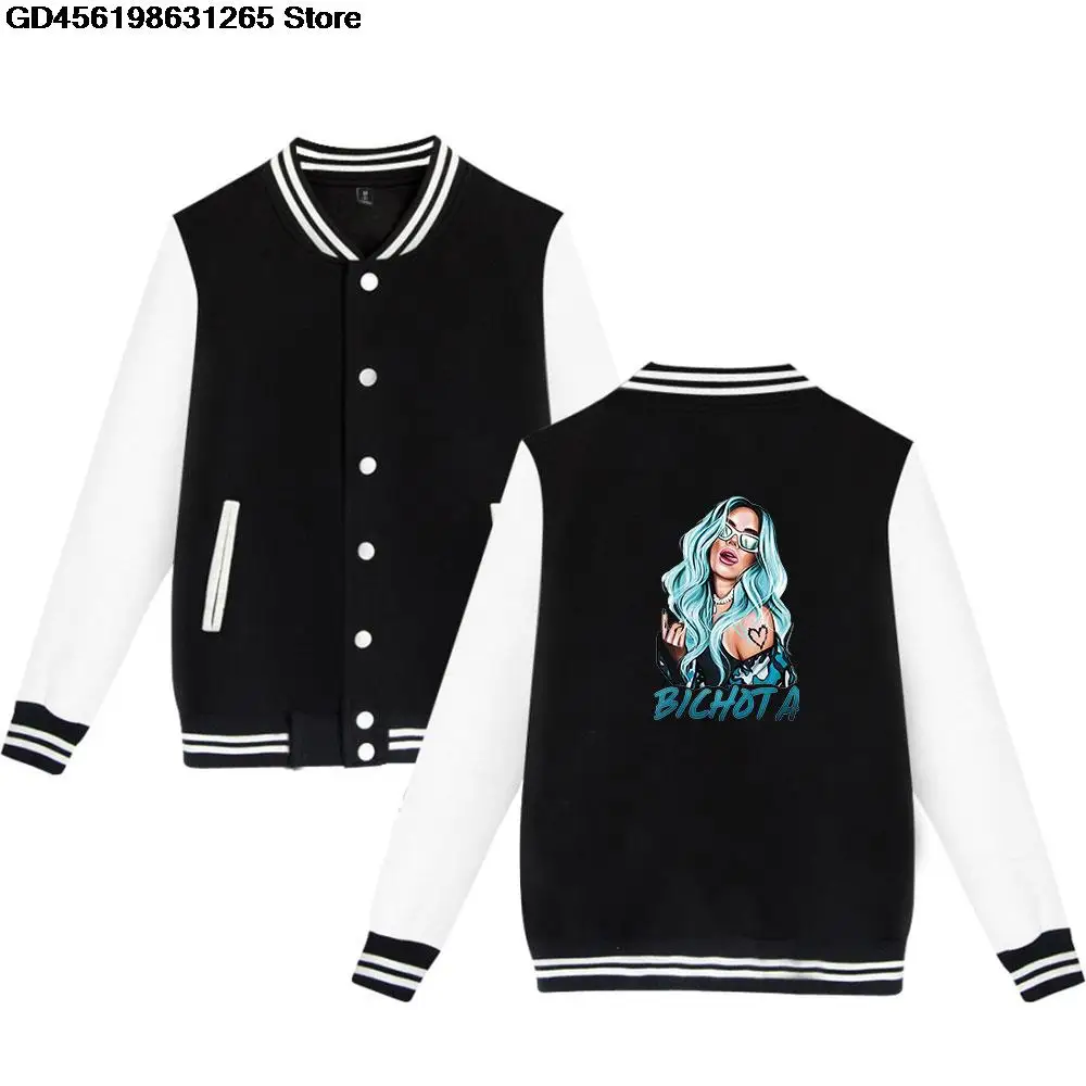 New Sexy Karol G baseball uniform Swearshirt Streetwear Tops Casual Clothes Fashion Men/Women Kawaii Karol G Jackets
New Sexy Karol G baseball uniform Swearshirt Streetwear Tops Casual Clothes Fashion Men/Women Kawaii Karol G Jackets