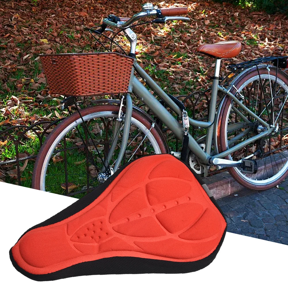 Silicone Bicycle 3D Gel Pad Seat Saddle Cover 3D Accessories Bicycle Bike Cover Cushion Fittings High Quality EVA
Silicone Bicycle 3D Gel Pad Seat Saddle Cover 3D Accessories Bicycle Bike Cover Cushion Fittings High Quality EVA