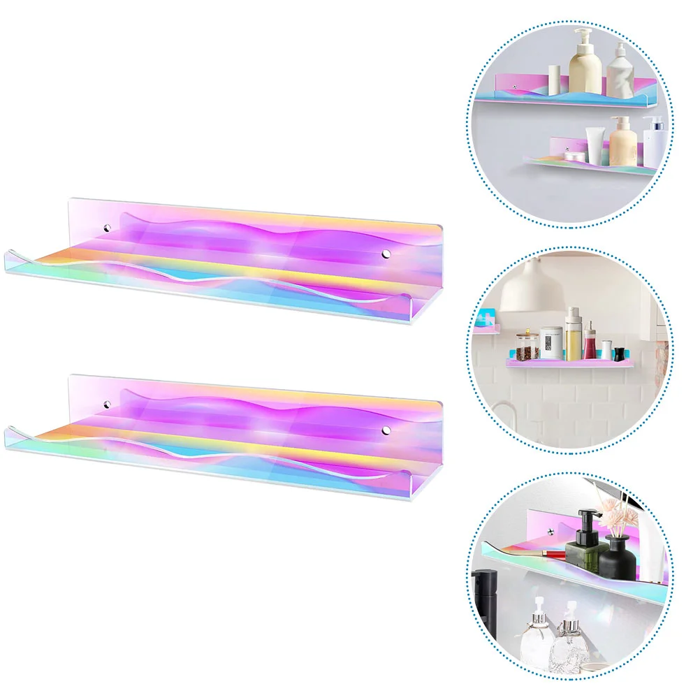 Iridescent Shelves Acrylic Floating Shelf Rainbow Display Shelf Clear Floating Bookshelf Sunglasses Essential Oil Picture Ledge
Iridescent Shelves Acrylic Floating Shelf Rainbow Display Shelf Clear Floating Bookshelf Sunglasses Essential Oil Picture Ledge