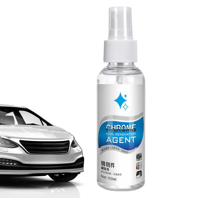 

Chrome Cleaner Rust Remover 100ml Rust Preventive Coating Anti-Rust Stain Remover For Cars Rust Remover For Car Chrome Spray