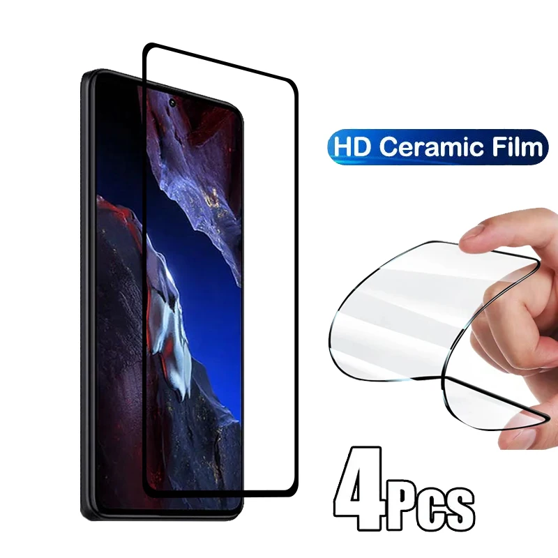 Poco F5 ProCeramic Glass Soft Screen Protector Poco X5 X4 F4 GT X3 NFC M4 Pro 5G M3 M5 M5S Protective Film
Poco F5 ProCeramic Glass Soft Screen Protector Poco X5 X4 F4 GT X3 NFC M4 Pro 5G M3 M5 M5S Protective Film
