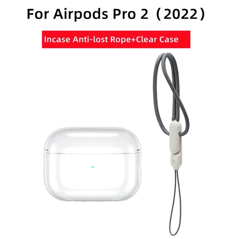 Чехол с ремешком для наушников AirPods Pro 2, силиконовый защитный чехол для наушников AirPods Pro 2
Чехол с ремешком для наушников AirPods Pro 2, силиконовый защитный чехол для наушников AirPods Pro 2