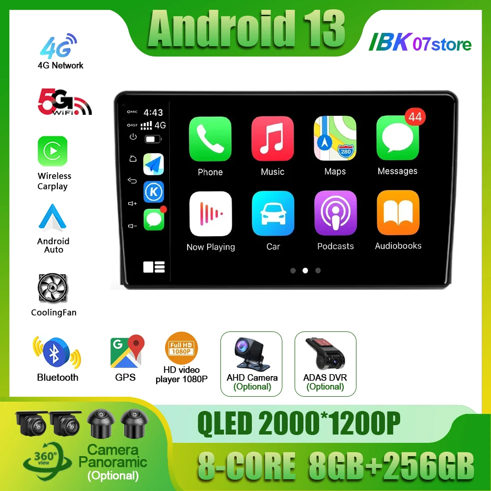 For Ford Fusion 1 2005 - 2012 Car Radio Multimedia Video Player Navigation GPS Android 13 bluetooth car transmitter Android auto
For Ford Fusion 1 2005 - 2012 Car Radio Multimedia Video Player Navigation GPS Android 13 bluetooth car transmitter Android auto