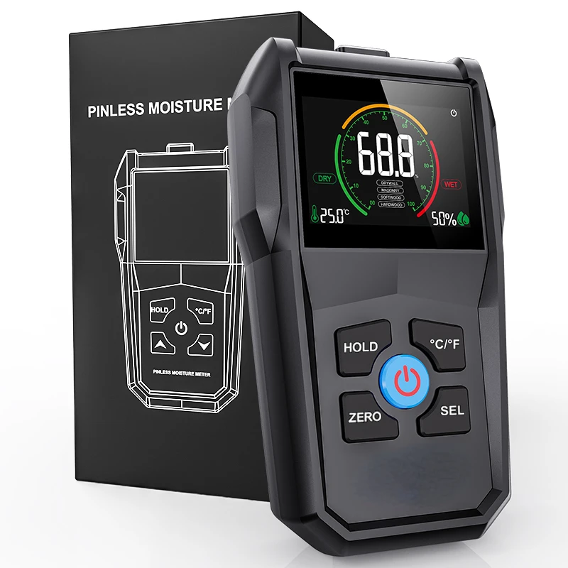 Wood Testing Instrument Portable Digital Wood Moisture Portable Digital multifunctional LCD Display Non contact
Wood Testing Instrument Portable Digital Wood Moisture Portable Digital multifunctional LCD Display Non contact