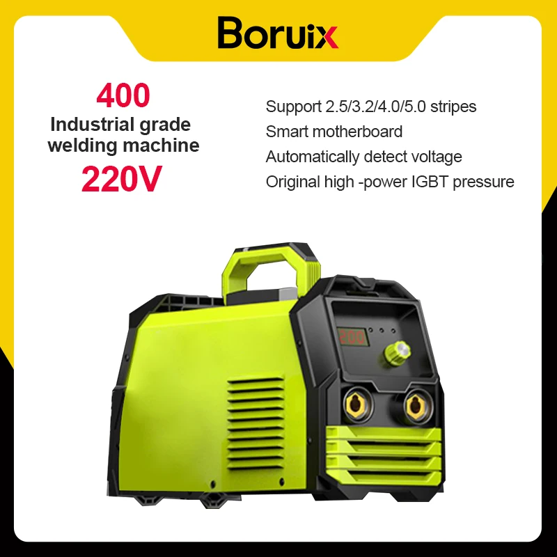 MIG MMA 400 Welding Machine Electric Semi-Automatic Without Gas Welder 220V/20-160A Welding Equipment With 0.5kg Flux Core Wires
MIG MMA 400 Welding Machine Electric Semi-Automatic Without Gas Welder 220V/20-160A Welding Equipment With 0.5kg Flux Core Wires