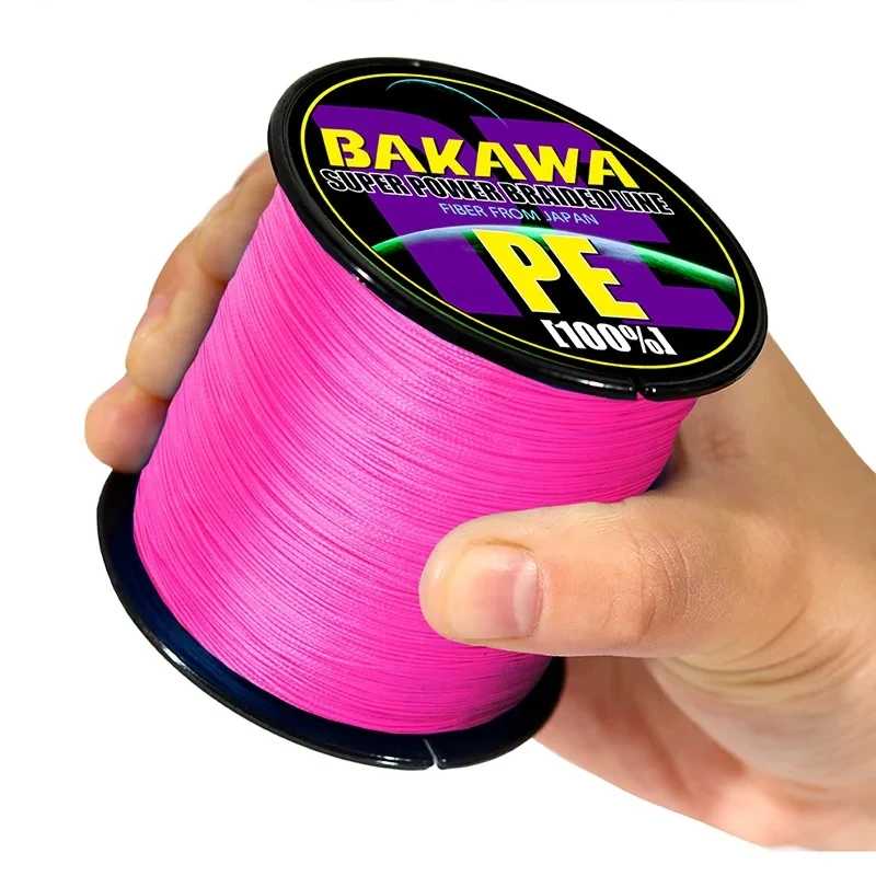 

BAKAWA 300M 10-85LB 4 Strands Braided Wire Fly Carp Japanese PE Multifilament Super Strong Fishing Line Sea Wire Saltwater Pesca