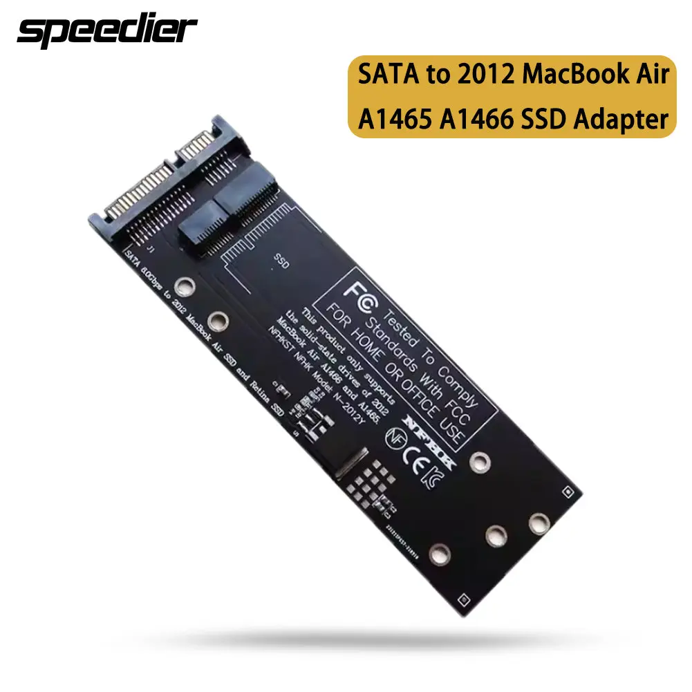 SATA 6,0 Гбит/с до 2012 MacBook Air Retina A1465 A1466 MD223 MD224 MD231 MD232 карта адаптера SSD
SATA 6,0 Гбит/с до 2012 MacBook Air Retina A1465 A1466 MD223 MD224 MD231 MD232 карта адаптера SSD