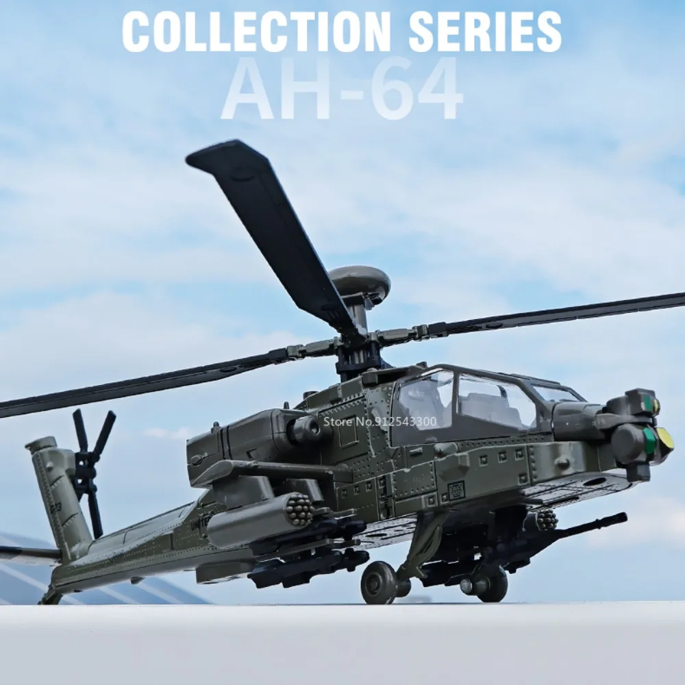 1/64 AH-64 Apache Utility Alloy Helicopter Airplane Model Diecast Simulation Scale Fighter Model with Sound Light Toys for Boys
1/64 AH-64 Apache Utility Alloy Helicopter Airplane Model Diecast Simulation Scale Fighter Model with Sound Light Toys for Boys