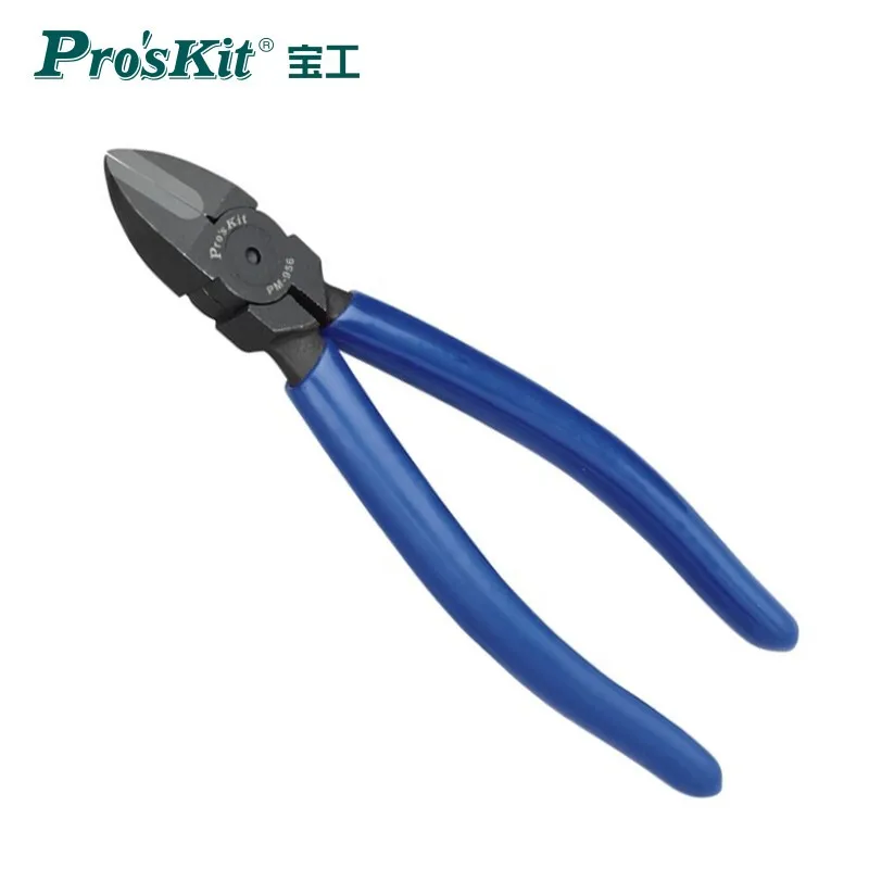 

Pro'sKit PM-956 Portable Precision Tungsten Steel Wire Cut Pliers Cable Cutting Steel Wire Pliers Electrician Diagonal Pliers