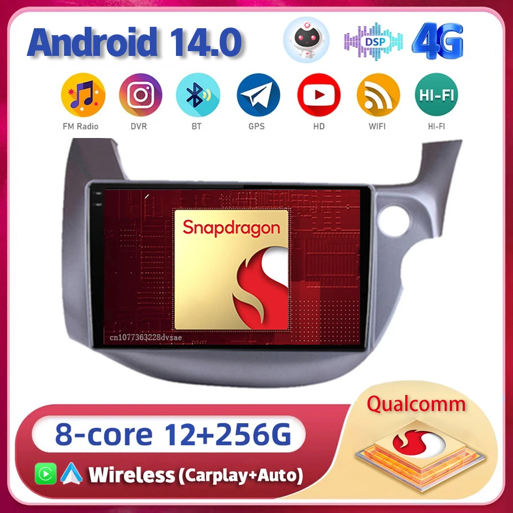 Android 14 Carplay для HONDA FIT JAZZ 2007 2008 2009 2010 2011 2012 2013 автомобильный радиоприемник мультимедийный плеер GPS 2din стерео головное устройство
Android 14 Carplay для HONDA FIT JAZZ 2007 2008 2009 2010 2011 2012 2013 автомобильный радиоприемник мультимедийный плеер GPS 2din стерео головное устройство