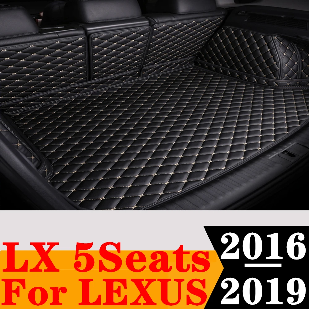 

Полный Комплект ковриков для багажника на заказ для серии LEXUS LX, 5 мест, 2019, 2018, 2017, 2016, задний коврик для багажника, поднос для багажника, детали для багажа